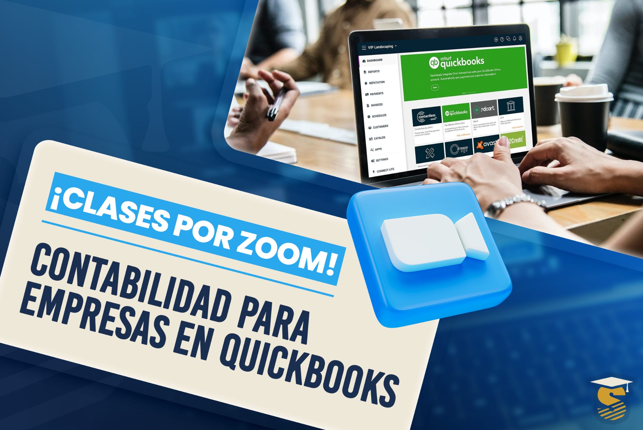 Curso deContabilidad Para Empresas en Quickbooks: Clase por Zoom